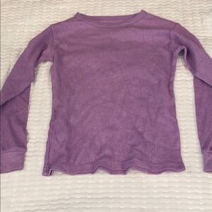 Kids Purple Long Sleeve Top